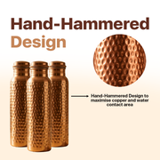 Pure Copper Bottle Bundle Set